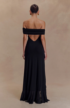 Crimson Bloom Maxi Dress