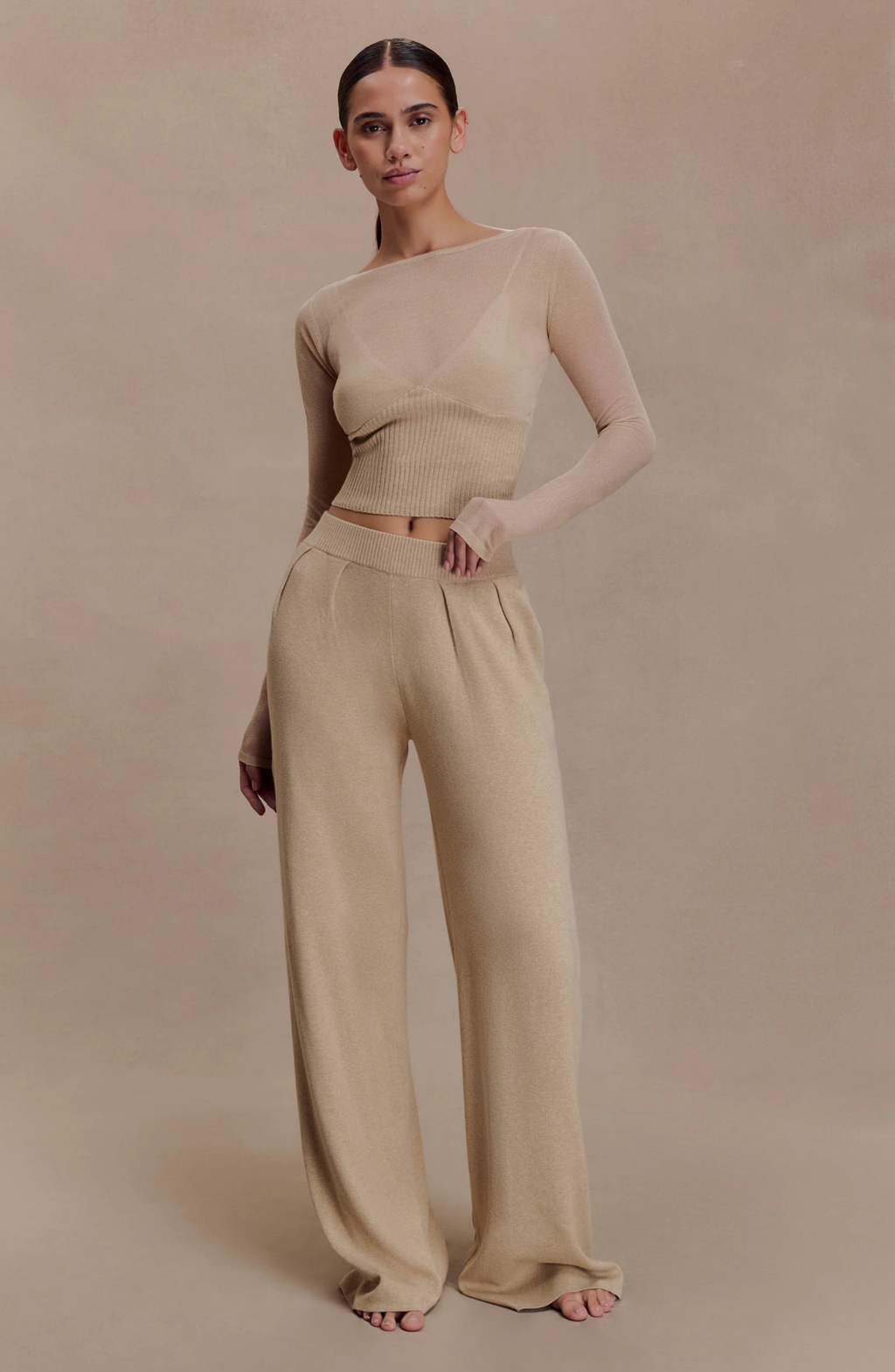 Knoted Silk Pants