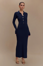 Valentina Navy Maxi Dress