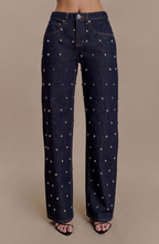Untamed Stud Denim Jeans