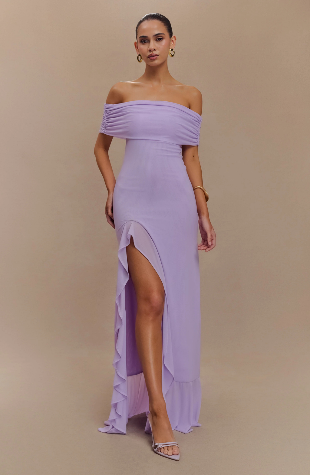 Crimson Bloom Maxi Dress