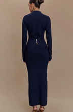 Valentina Navy Maxi Dress