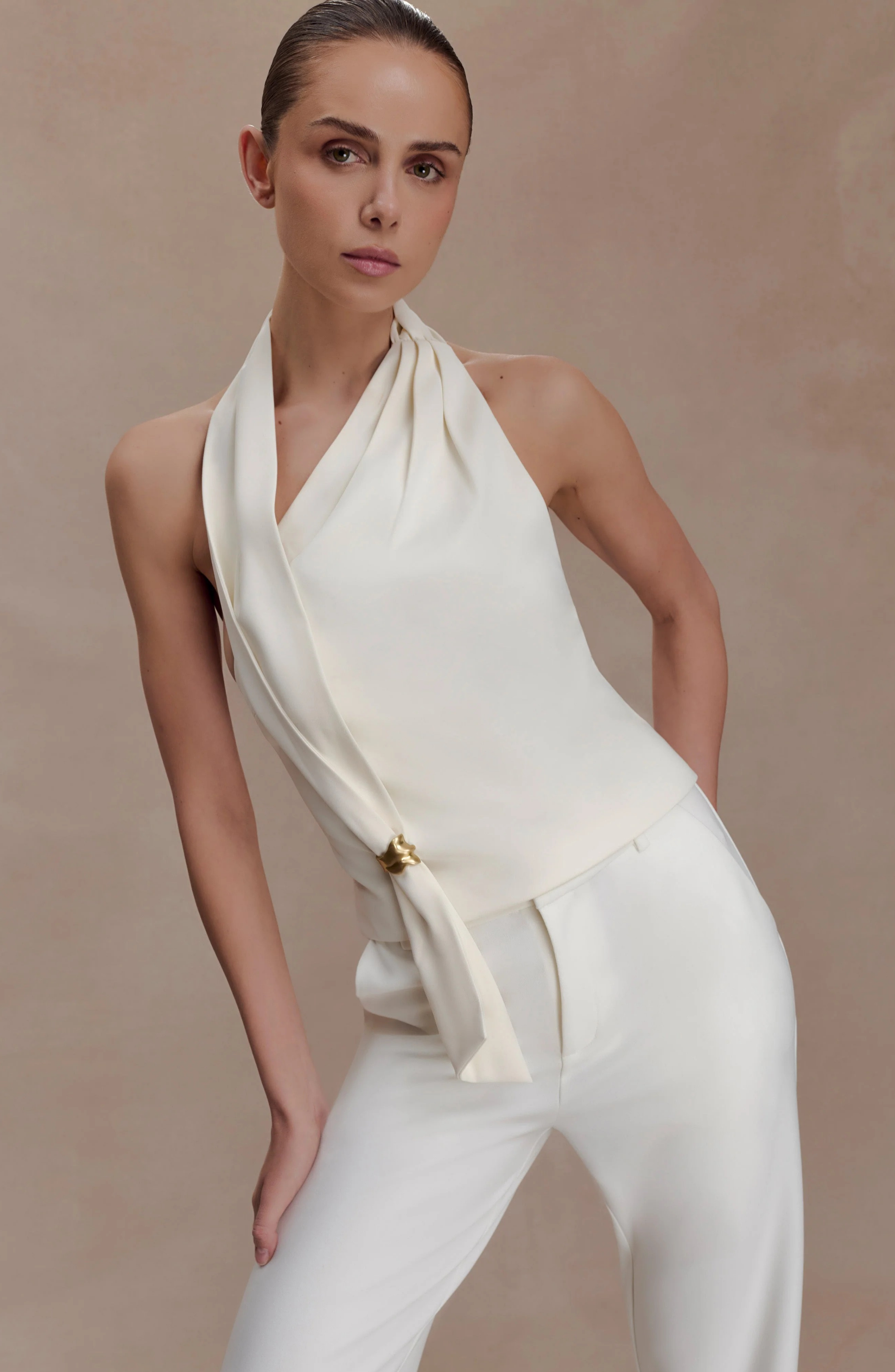 Quiet Luxury Halter Top