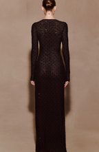 Sculpted Silhouette Maxi Dress