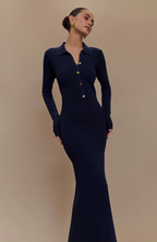 Valentina Navy Maxi Dress