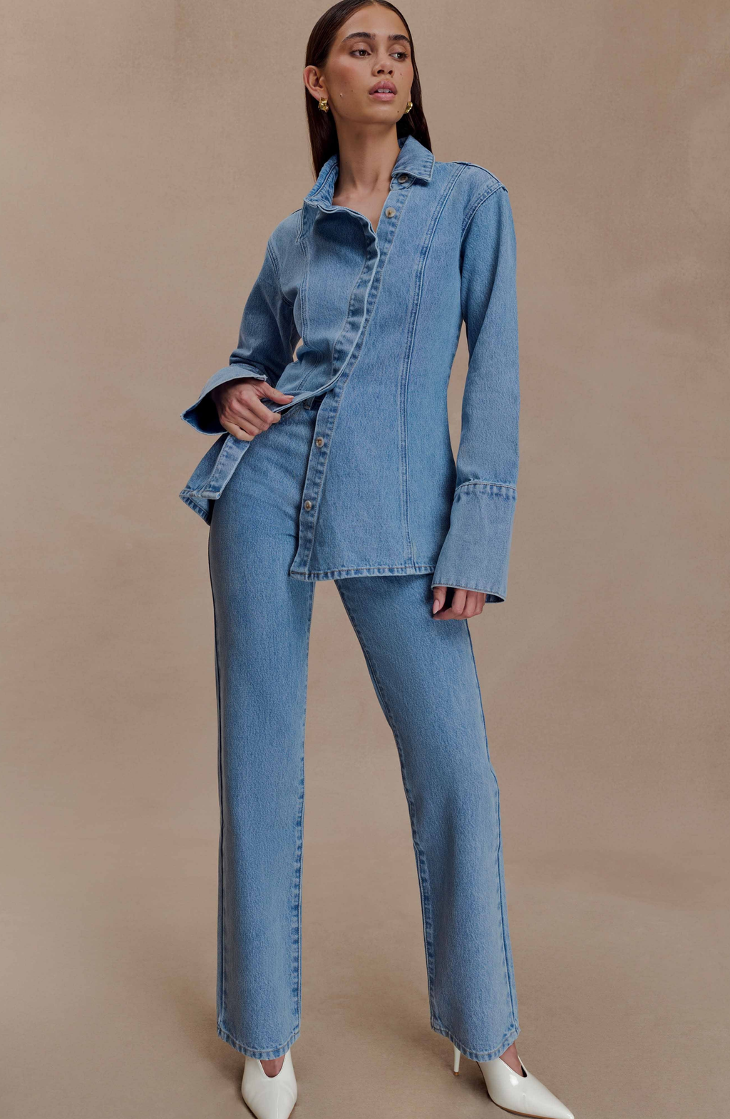 Heritage Blue Tailored Denim Set