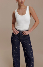 Untamed Stud Denim Jeans