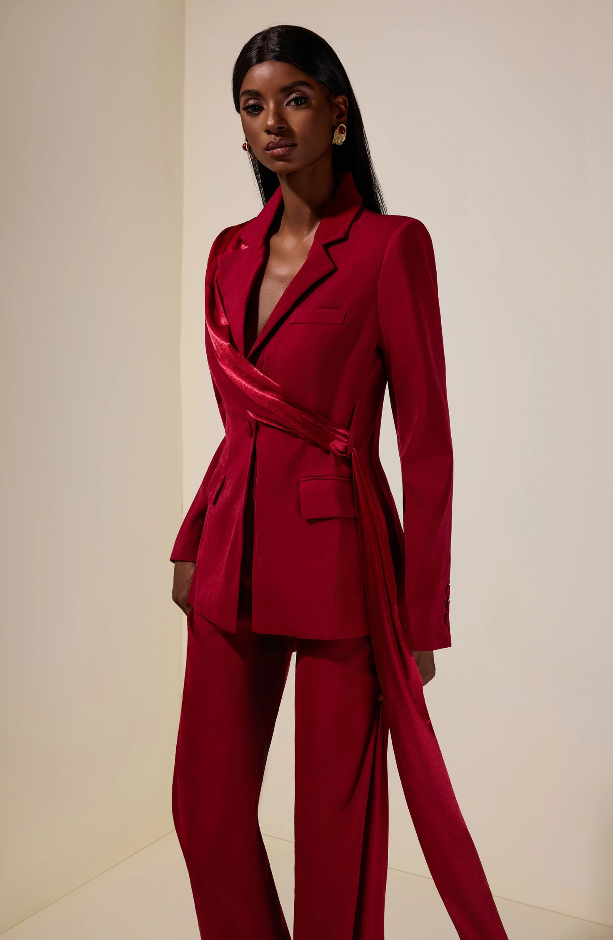 The Iconic Red Tailoring Set