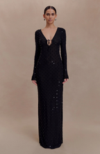 Sculpted Silhouette Maxi Dress