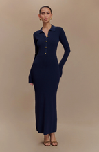 Valentina Navy Maxi Dress