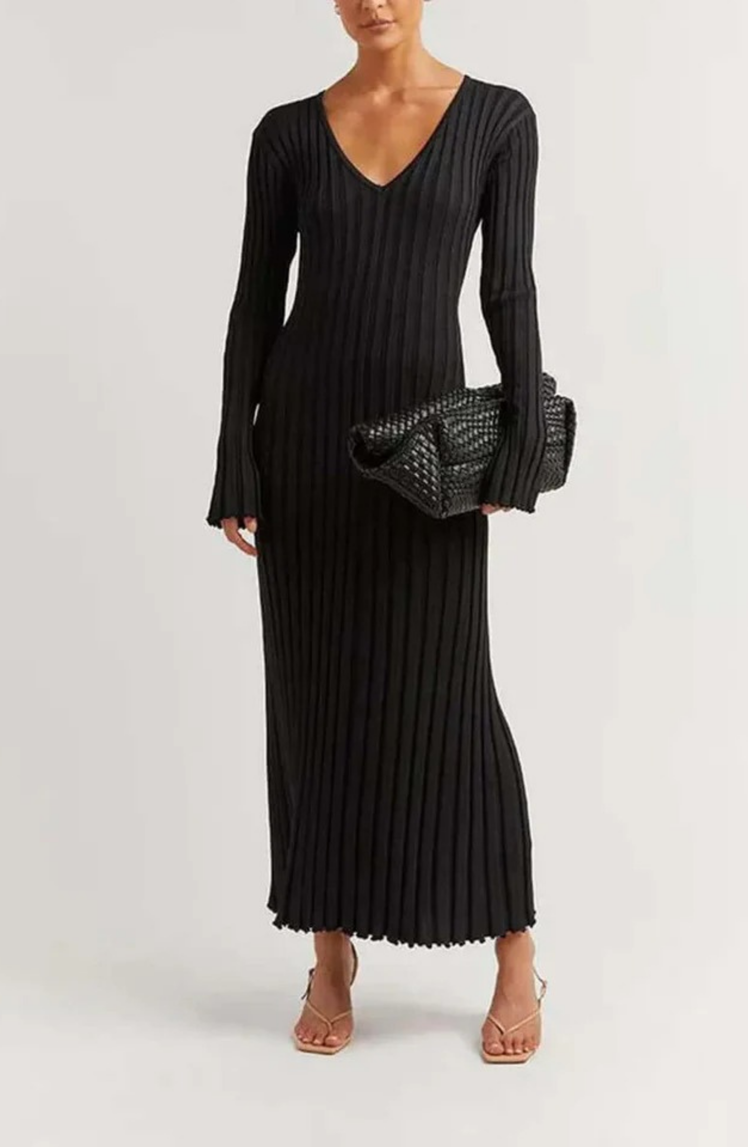 Noir Empress Gown Maxi Dress