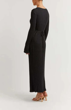 Noir Empress Gown Maxi Dress