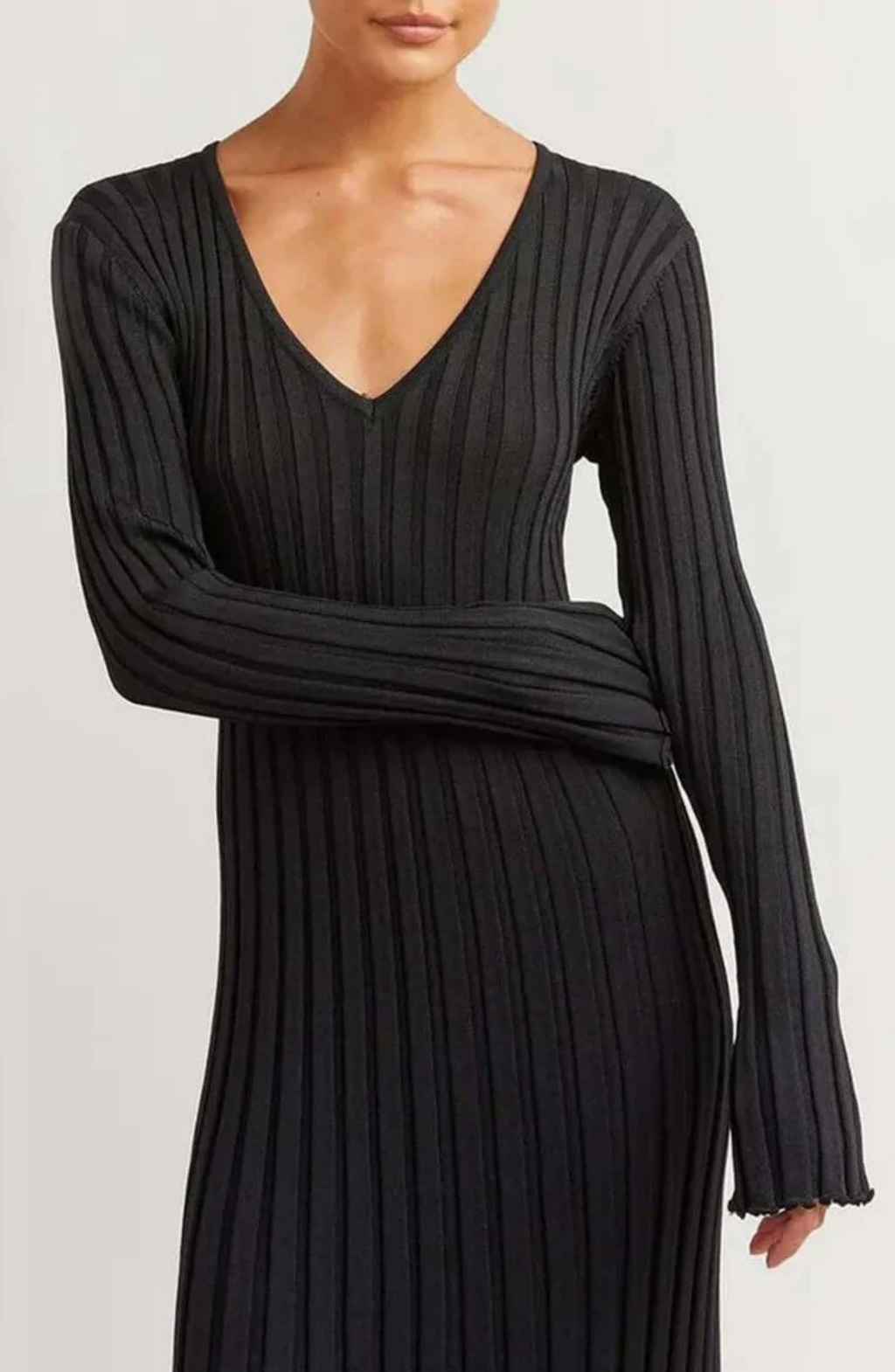 Noir Empress Gown Maxi Dress