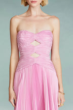 Carolynn Pleated Midi Dress