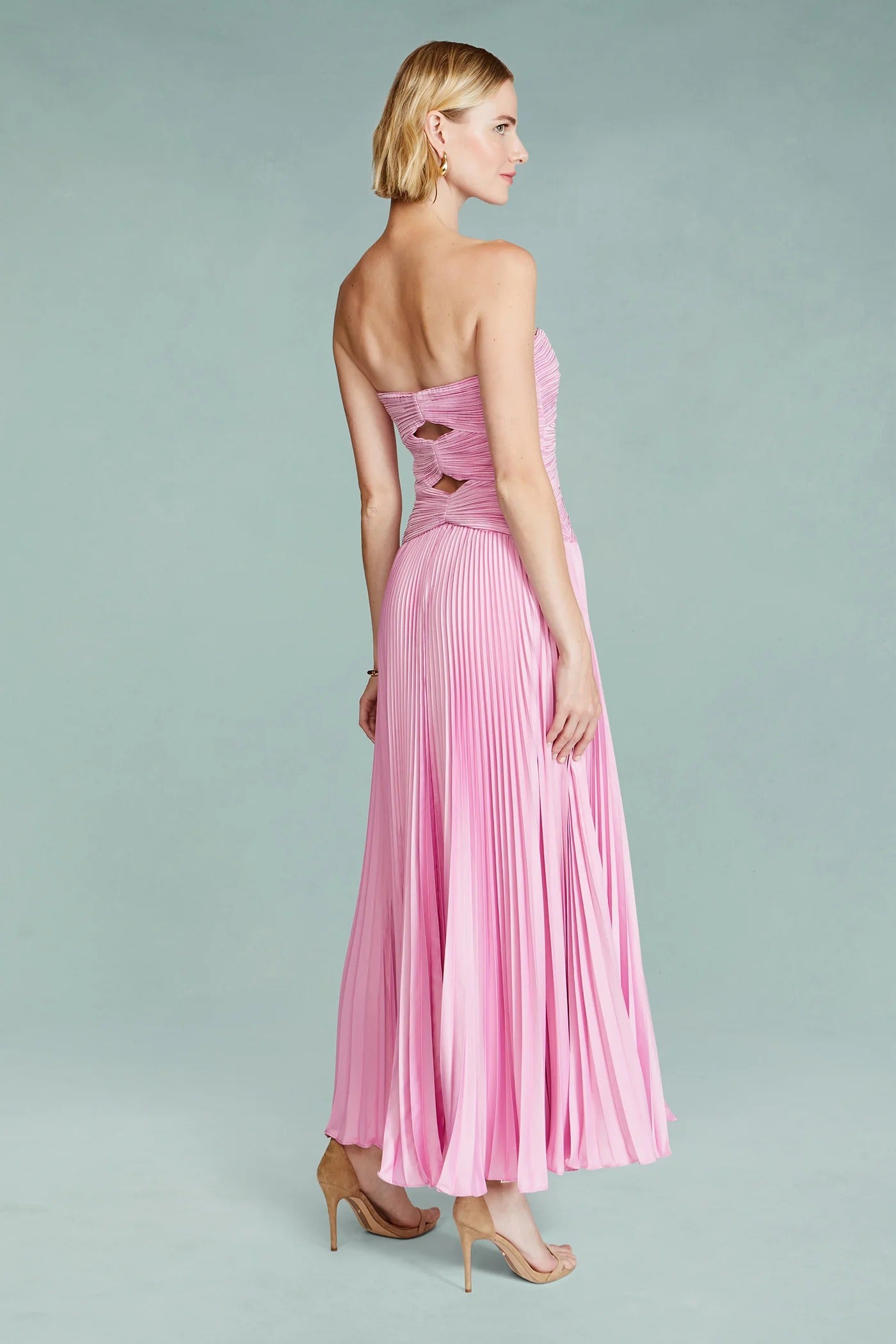 Carolynn Pleated Midi Dress